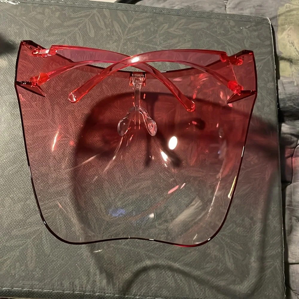 Face Shield Face Mask - Ombré Pink